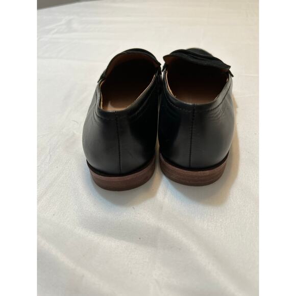 Madewell Annie Loafer In Suede And Leather Black Low Heel Slip On Sz 6 - Picture 2 of 7